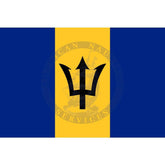 Barbados Country Flag